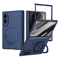 VWG Samsung Galaxy Z Fold 8 Premium Magsafe 360 Full Protecion Ring Kickstand Case Blue